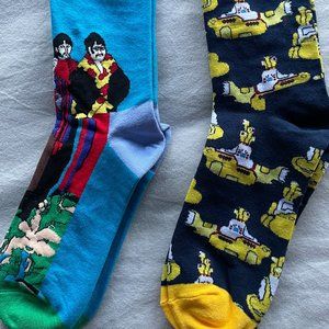 The Beatles - Socks - 2 Pair - Brand New